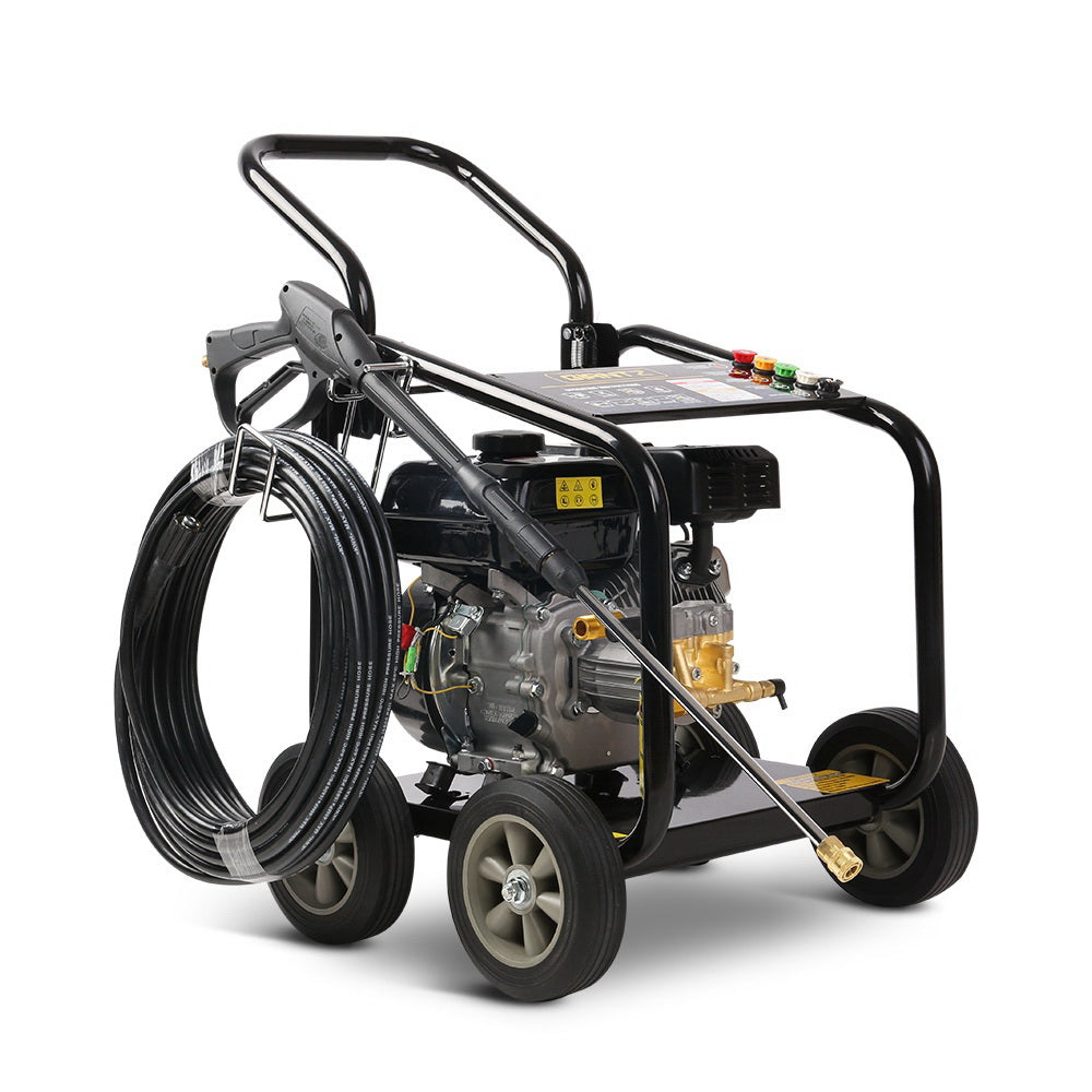 Giantz 3000PSI Petrol Pressure Washer 20m Hose 7HP Cars Decks