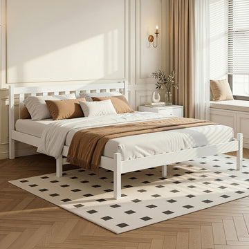Artiss Sofie Bed Frame Double Size White