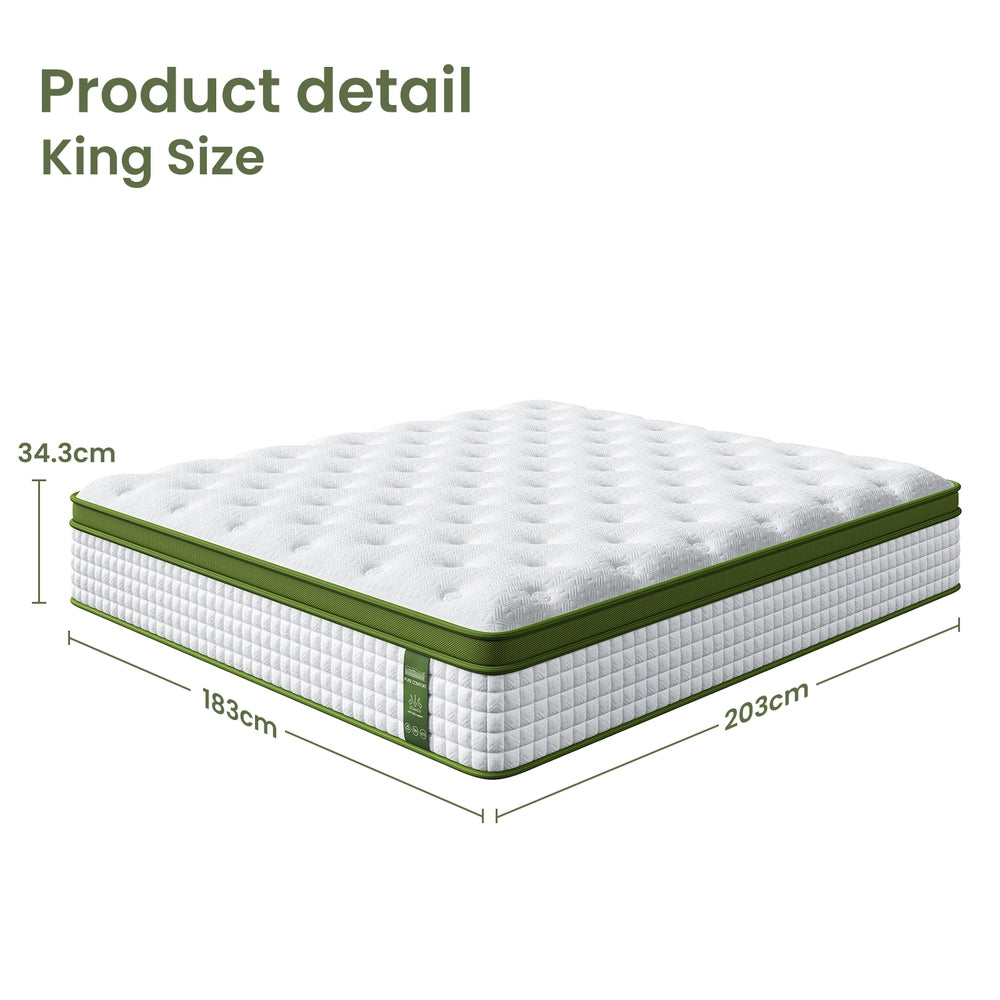 BedStory Latex Hybrid Mattress 34cm King