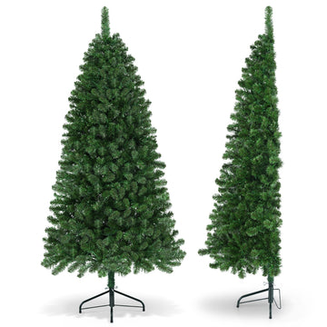 Jingle Jollys LED Corner Christmas Tree 180cm Multi-Color 200 LEDs