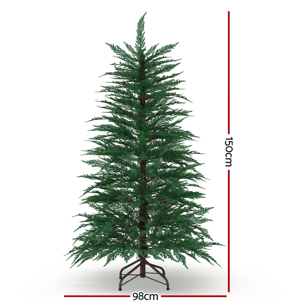 Jingle Jollys LED Christmas Tree 150cm Warm White 214 LEDs