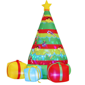 Jingle Jollys Christmas Inflatable Decoration 2.2M Outdoor with Flashing Lights
