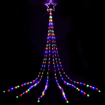 Jingle Jollys 320 LED Solar Christmas String Lights 5m Multi Colour