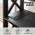 Built-in charging station on middle shelf: 2 AU power outlets and 2 USB ports, 200-240V/10A, 5V/2.1A, 150CM cord