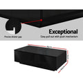 Top-down view of black L-shaped coffee table showing surface and lower shelf