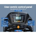 Everfit 2HP console control panel with LCD display, MP3 input, mode, speed buttons, safety key