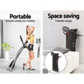 Everfit 340mm treadmill portable with smooth wheels and space-saving foldable design storage