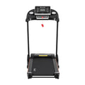 everfit treadmill front view with console and safety key on white background