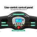 Everfit treadmill console control panel with speed selection buttons, program controls and emergency stop