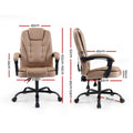 Beige executive massage chair dimensions front: 45cm wide 102-110cm, side: 62cm deep 45-53cm seat height 36cm base