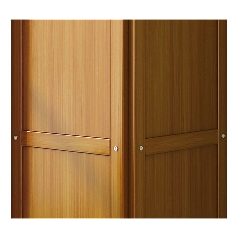 Furniture tipover warning label: always secure with anchor device, never allow children to climb on drawers, doors or shelves