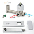 Basin mixer component diagram showing G1/2 inch water connections WaterMark certified