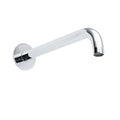Chrome spout overhead view showing bubble aerator outlet on white background
