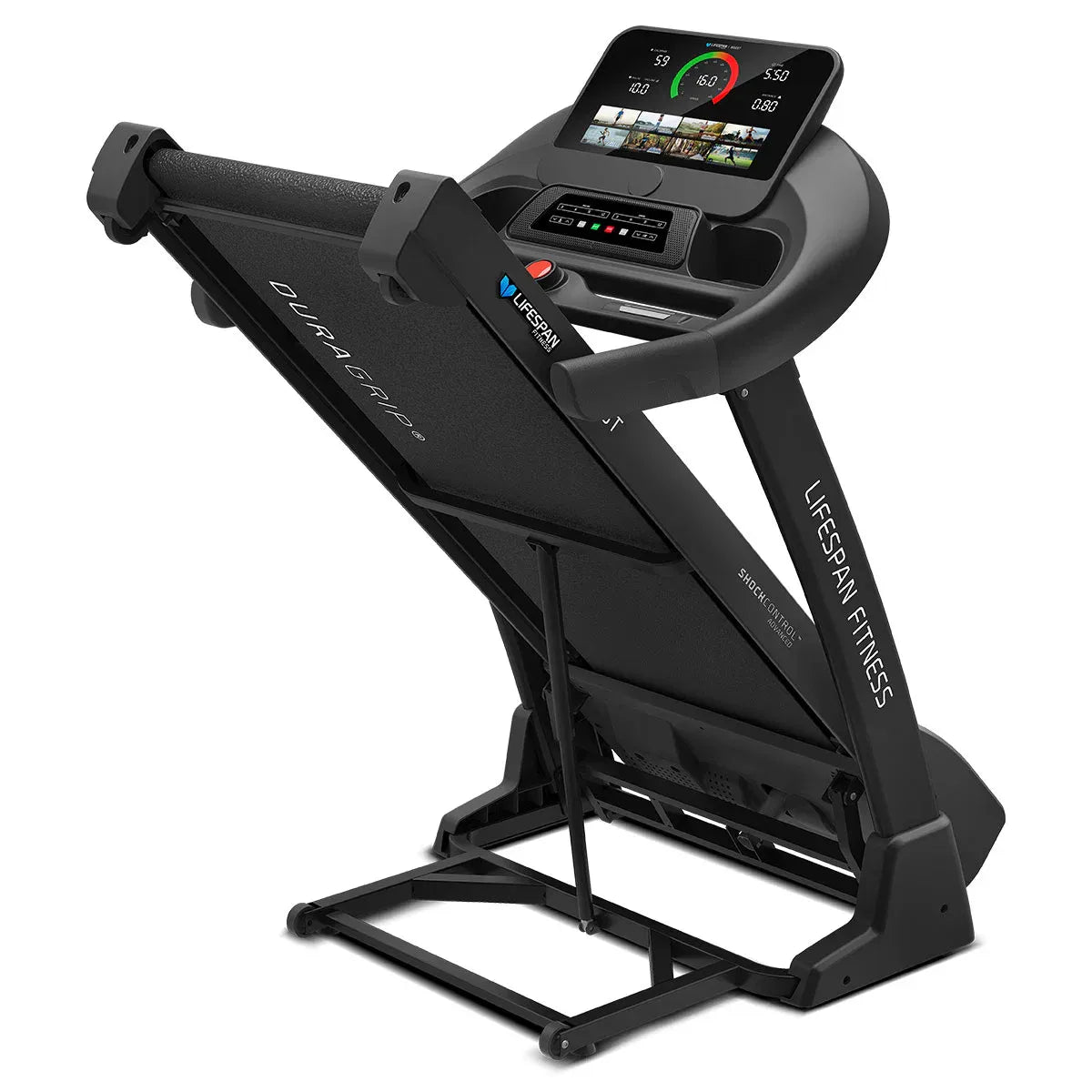 Lifespan Boost 2 right-side angle view with console and support frame