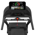 Boost 2 tablet display showing metrics, heart rate gauge and virtual trails