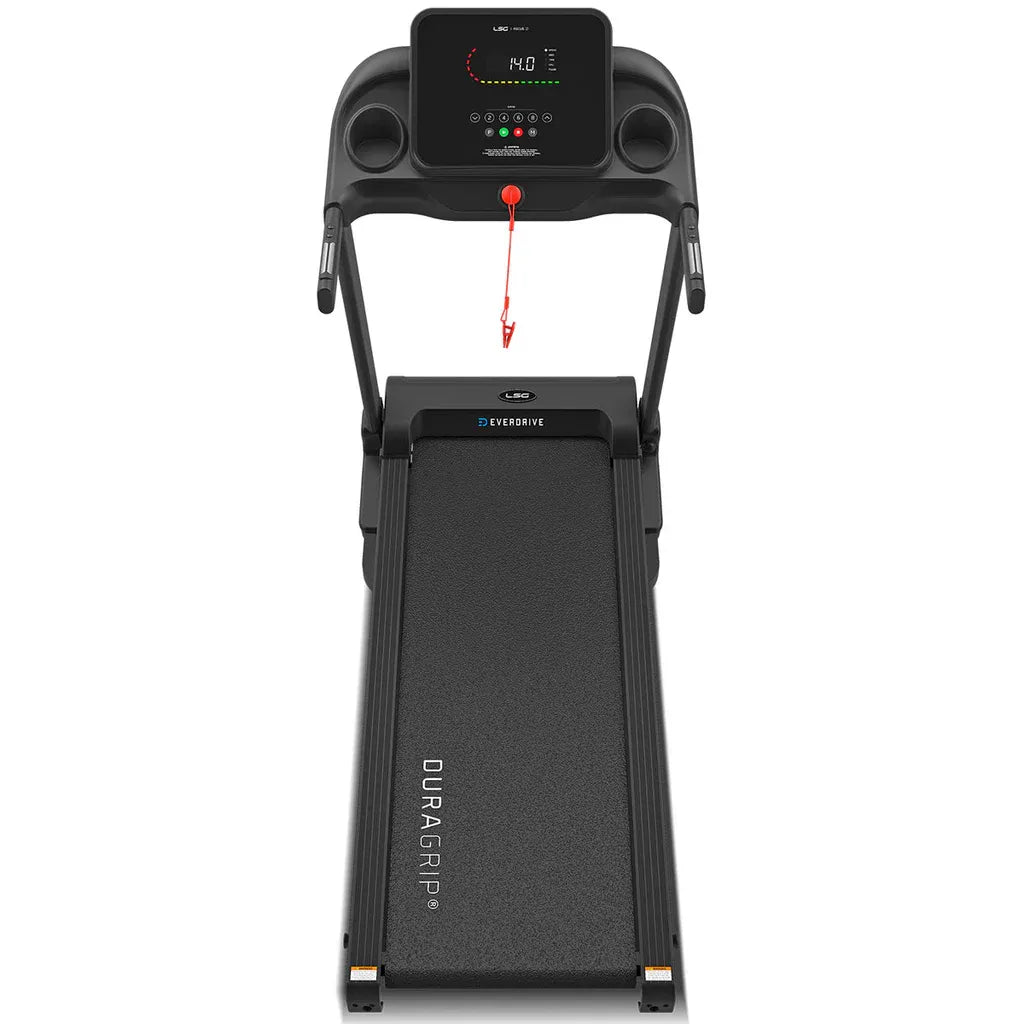 User running on Focus C1 treadmill