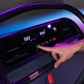 Console control detail showing digital metrics display, buttons and Everydrive branding