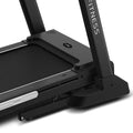 Close-up detail of LSG Stride M3 frame upright with Fitness branding text and textured support structure visible