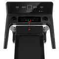 LSG Fitness Vulcan M2 console overhead view showing metric windows and control buttons
