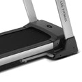 LSG Fitness Vulcan M2 side view showing frame branding and incline adjustment system