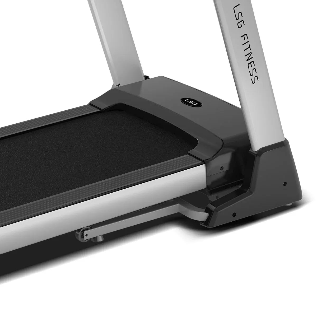 LSG Fitness Vulcan M2 side view showing frame branding and incline adjustment system