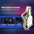 Overdrive Pulse-X gaming chair precision design: steel frame cutaway, high density foam, quality recline mechanism shown