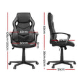 Black grey gaming chair dimensions: 62cm back 50cm seat 108-120cm tall, side 69cm back 46cm arm 39-51cm height