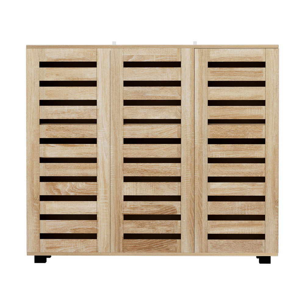 White hall tree lower section with six open storage cubbies, cube dimensions 37.5cm by 24.5cm, adjustable shelves