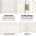 White woven paper rope room divider features white woven texture close-up silver hinge compact woven edges and steady stands